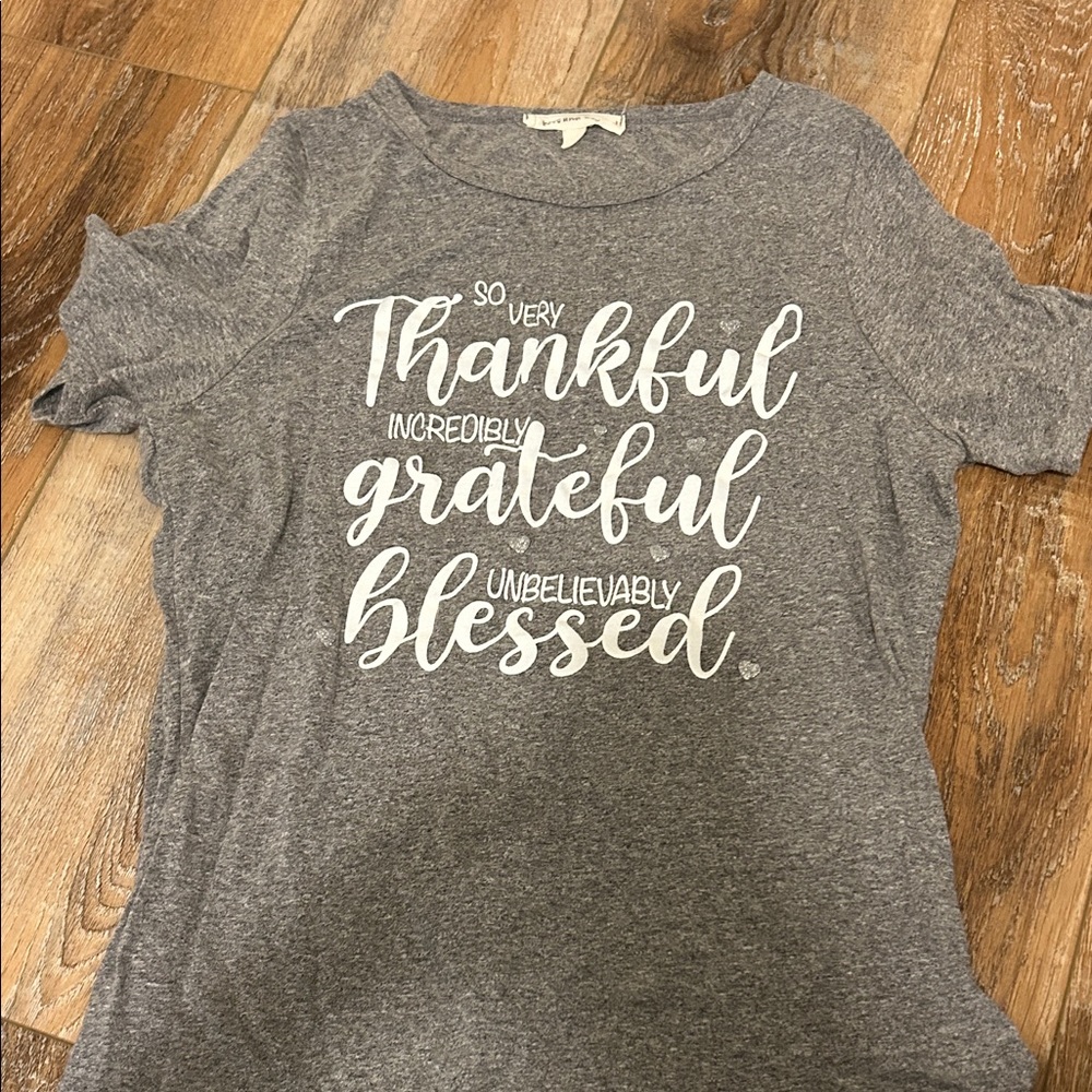 Heather Gray Inspirational Graphic Tee